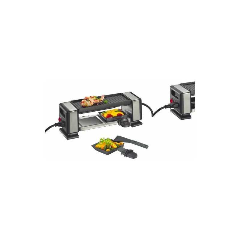 Mini Raclette/Gril électrique 350w Duo Vista2Plus KUCHENPROFI