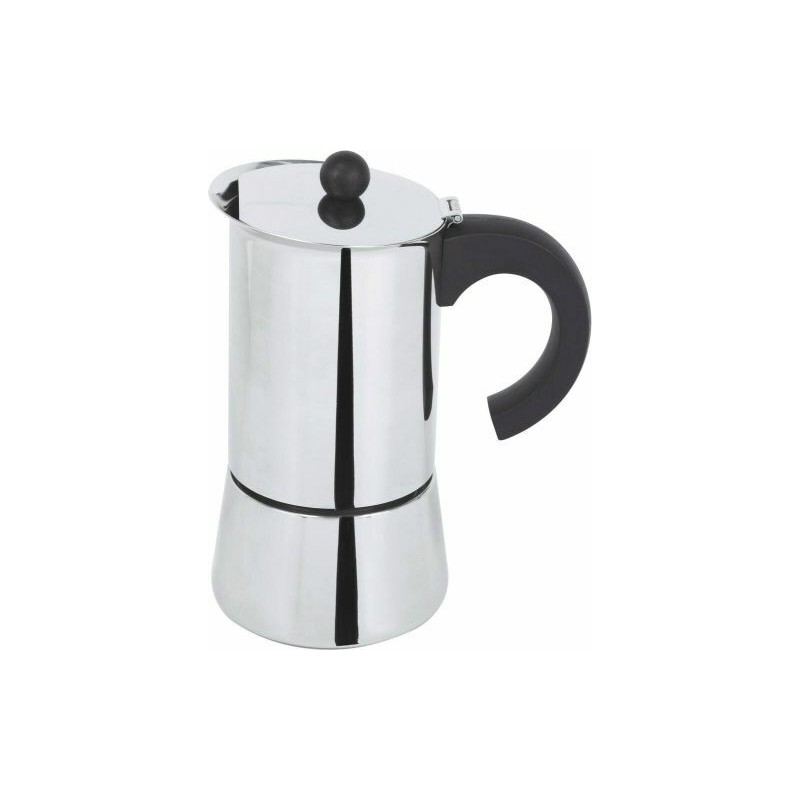 Cafetière Italienne INOX 6 Tasses (expresso) compatible Induction