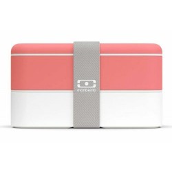 Boite repas rectangulaire orange tropical