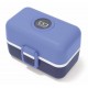 Boite repas enfant bleu infinity