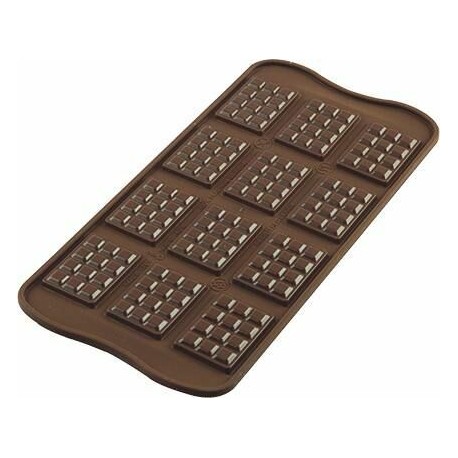 Moule mini-tablette chocolat 12 emp.