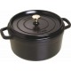 Cocotte en fonte ronde noire ø 26 cm