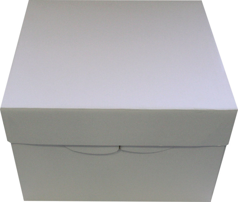 Boite A Gateau Carton Blanc 31x31xcm