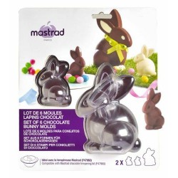 Moule chocolat Paques lapin /6