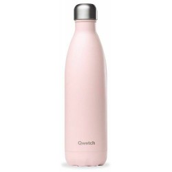 Bouteille isotherme rose pastel 75 cl