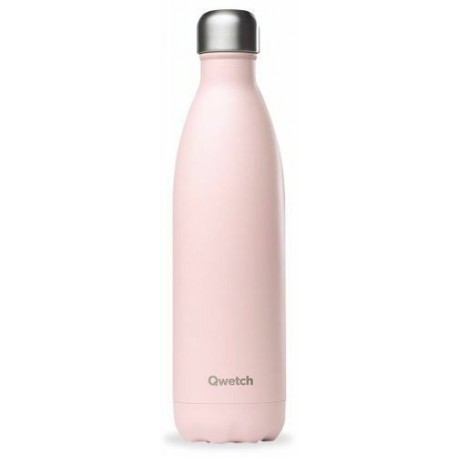 Bouteille isotherme rose pastel 75 cl