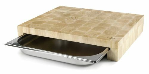 Planche à Découper Bambou Avec Récipients Et Égouttoir Intégré AltoBuy - 3 En 1