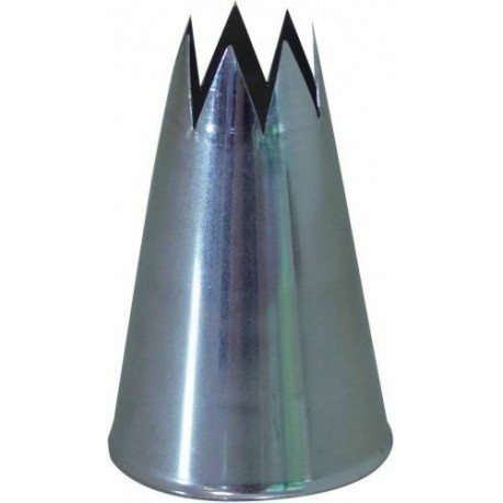 Douille cannelée A8 8 dents inox