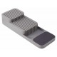 Range couteaux pour tiroir gris 39.5x14x7cm