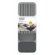 Range couteaux pour tiroir gris 39.5x14x7cm