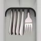 Range couverts pour tiroir gris 39.5x11.5.7cm