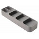 Range couverts pour tiroir gris 39.5x11.5.7cm