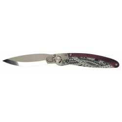 Couteau de poche k2 art polynésien