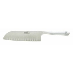 Couteau Santoku alvéolé forgé inox 17cm