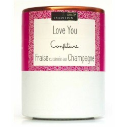 Confiture de fraise au champagne