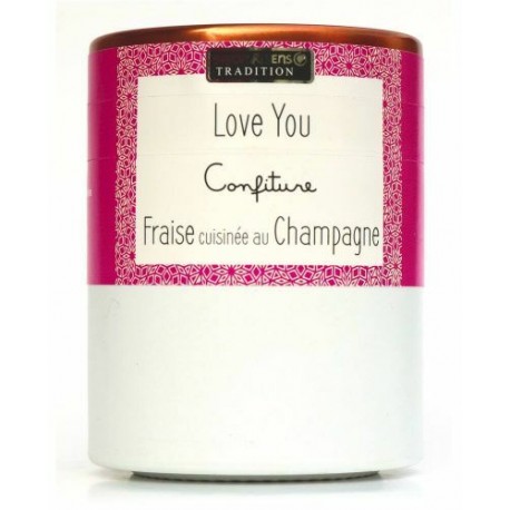 Confiture de fraise au champagne