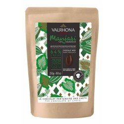 Fèves chocolat noir manjari 64% 250 g