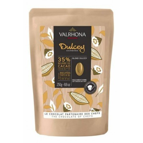 Fèves chocolat blond Dulcey 35% 250 g