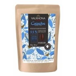 Fèves chocolat noir Caraïbe 66% 250 g