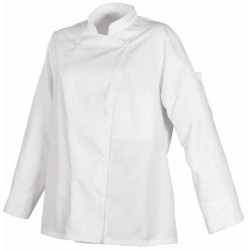 Veste femme polycoton blanche t4