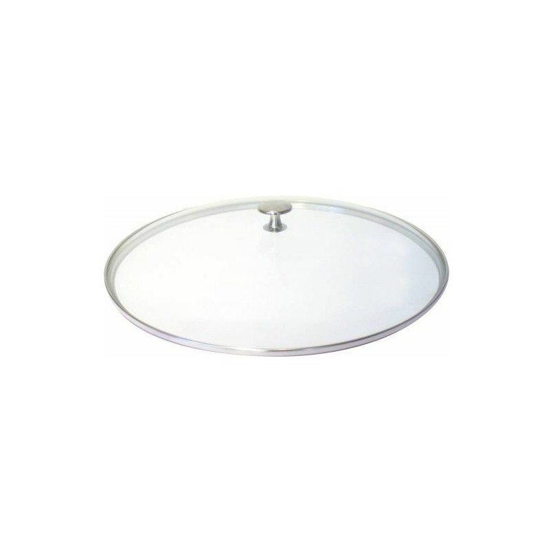 Couvercle En Verre Pour Poêle 24 Cm - Transparent, Résistant à La Chaleur, Facile à Nettoyer, Contrôle Cuisson
