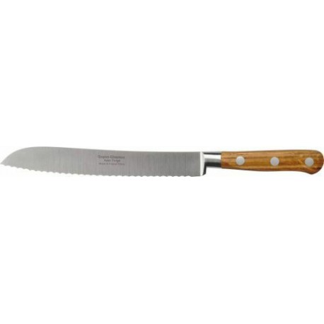 Couteau à pain Tradi'chef bois de chêne 23 cm