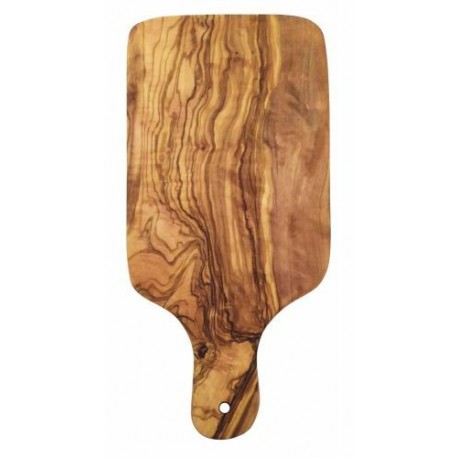 Planche à découper bois d'olivier avec poignée 28cm