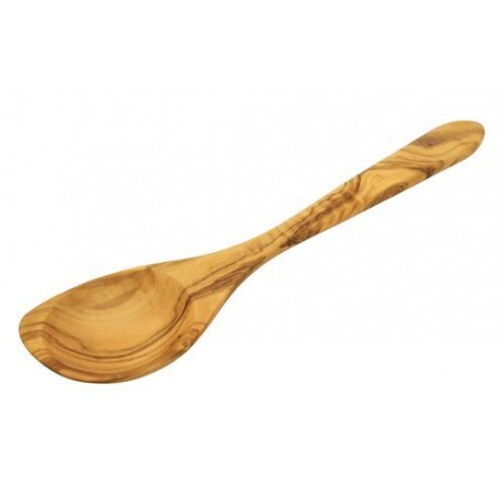Cuillère De Service En Bois D'Olivier APS - 26,5 X 9,5 Cm - Durable, Naturelle, Pour Cuisine Et Décoration De Table