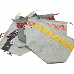 Sac tissu pour transport repas