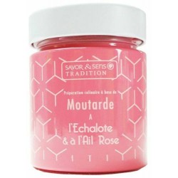 Moutarde saveur échalote et ail rose / 130g