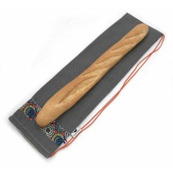 Sac baguette tissu