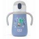 Bouteille iso enfant bleue dino