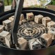 Briquettes de noix de coco