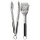 Set de 2 ustensiles pour barbecue, spatule + pince de service