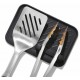 Set de 2 ustensiles pour barbecue, spatule + pince de service