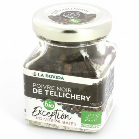 Poivre noir de Tellichery bio