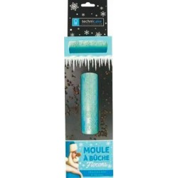 Moule à bûche flocons pvc