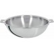 Wok inox Cristel Casteline 24 cm poignée amovible