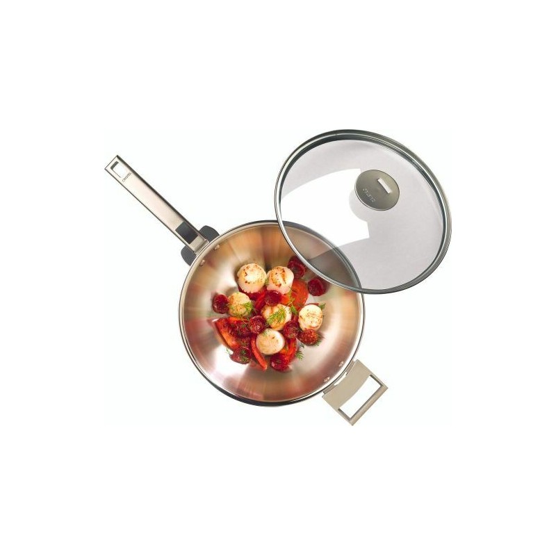 Poêle inox amovible Casteline 24 cm - Cristel