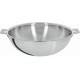 Wok inox Cristel Casteline 28 cm poignée amovible
