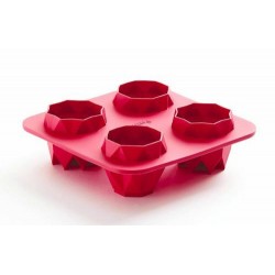 Moule à gâteau fortune origami prisme 4 empreintes