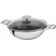 Wok inox antiadhérent amovible Casteline ø 28 cm