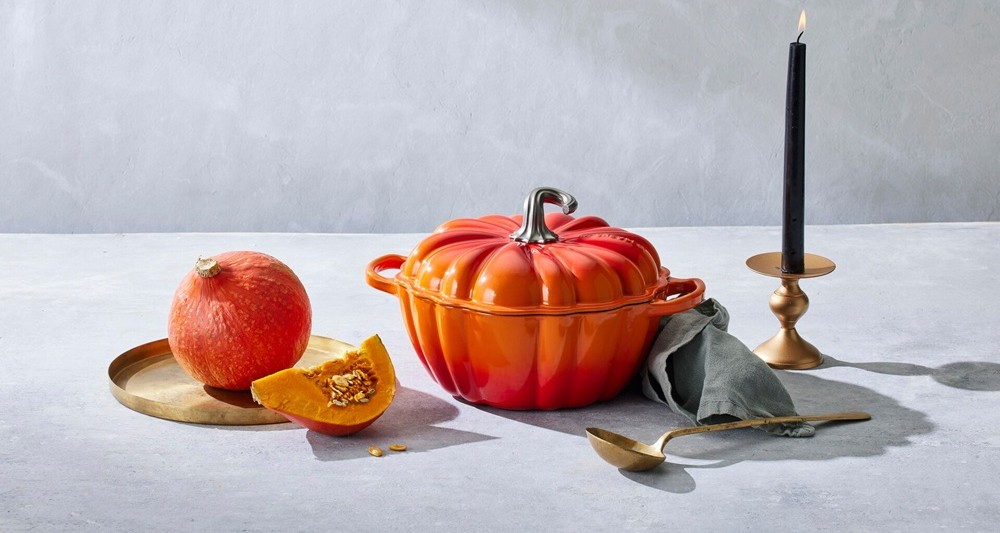 cocotte en fonte citrouille Le Creuset