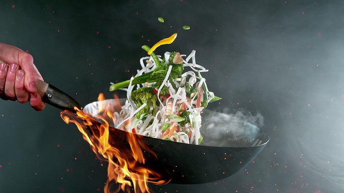 Cuisine au wok