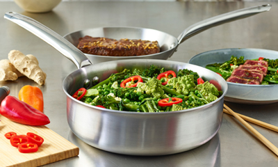 Ustensiles de cuisine en inox
