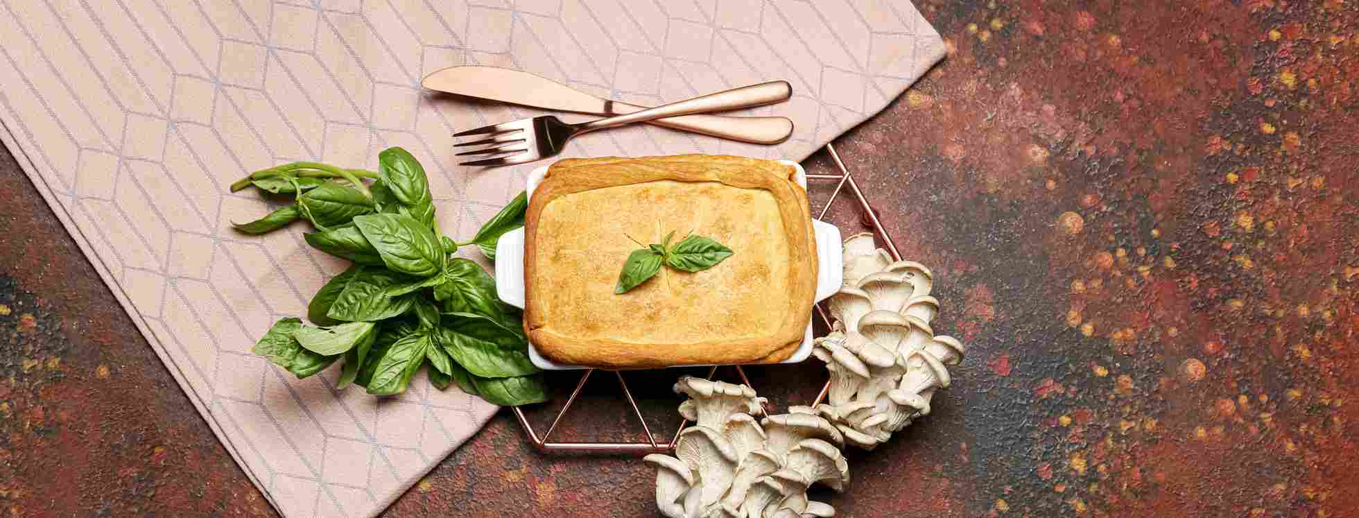 Tourte aux champignons