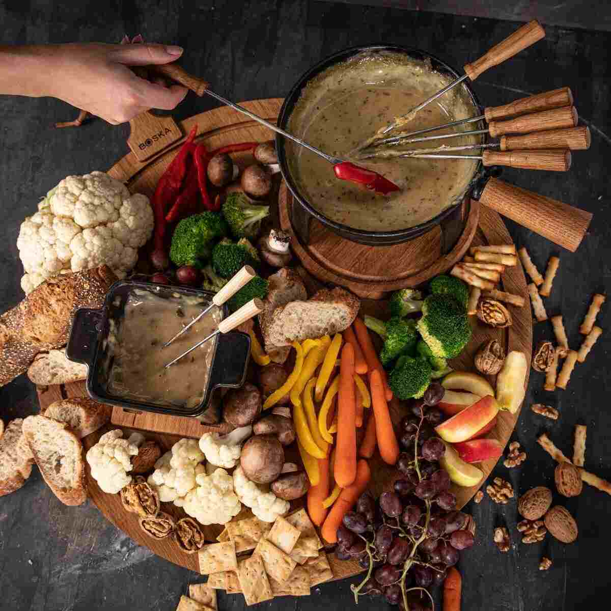Fondue vegan aux noix de cajou