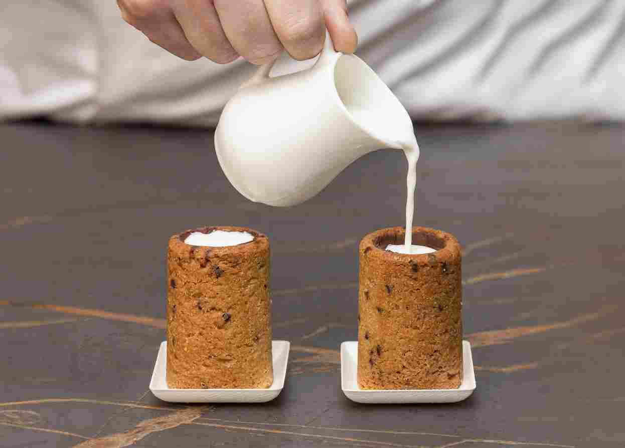 Cookie shots aux pépites de chocolat