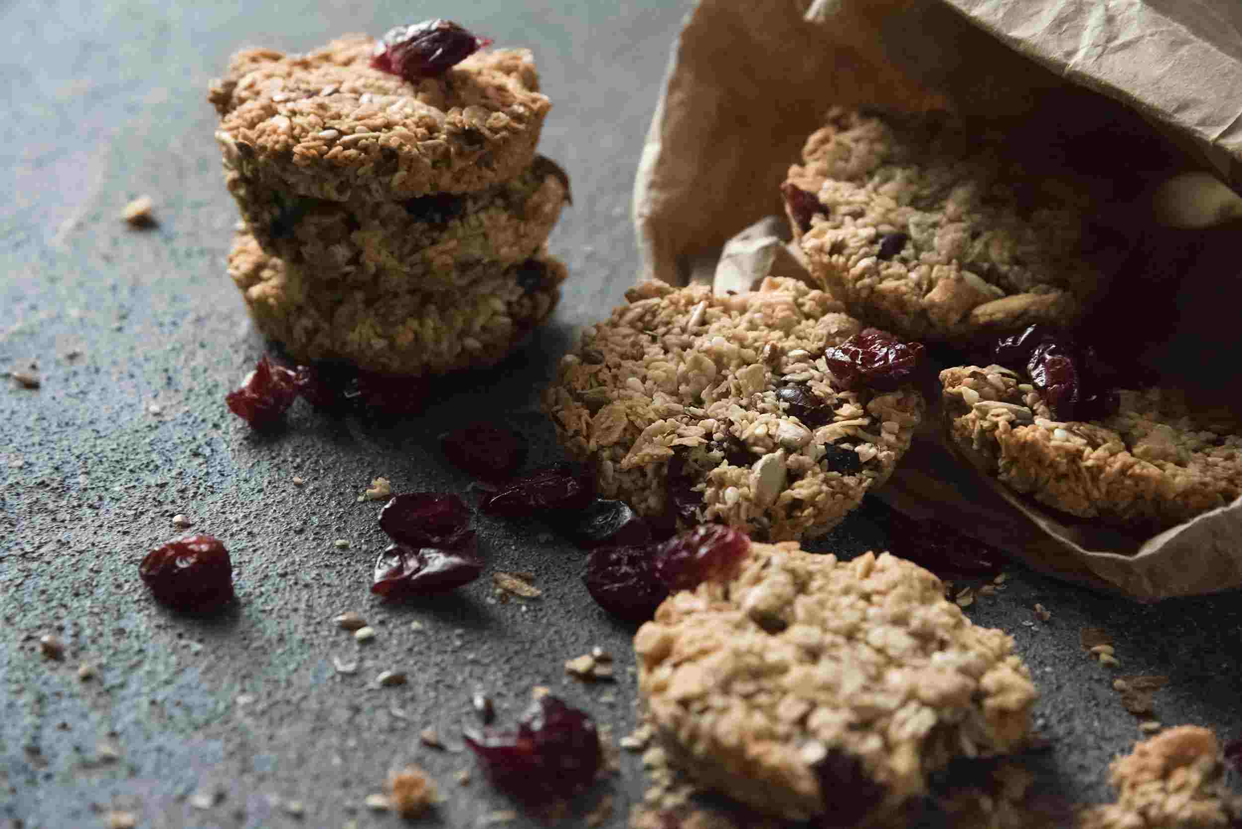 Cookies au granola à la farine de noisette