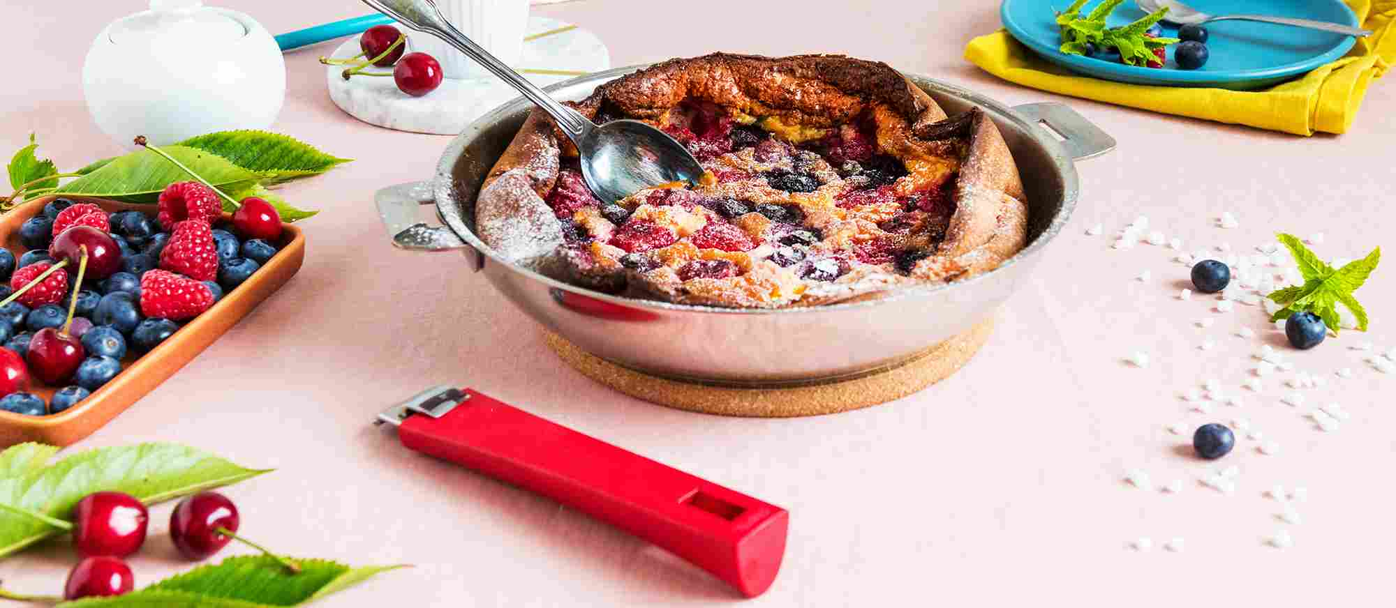 Clafoutis aux fruits rouges